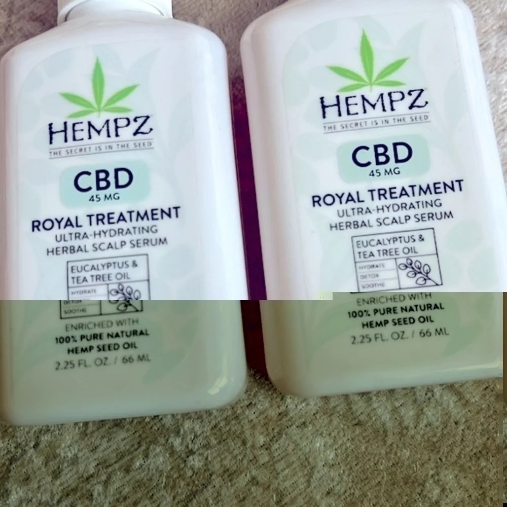 Brand New Nexxus Invigorating Detox Scalp Scrub Lot w/ Hempz Herbal Scalp Serum